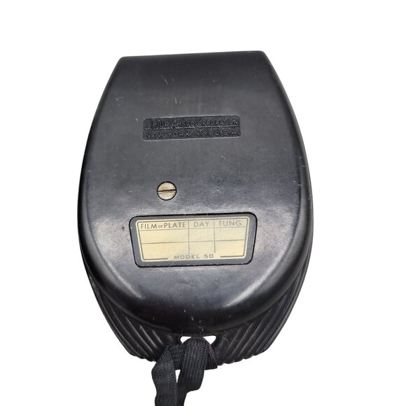 Vintage DeJur Model 50 Exposure Meter Original Leather Case and Strap - Picture 5 of 11